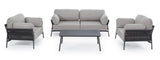 Outdoor Sessel mit Kissen Pardis Anthrazit QS22/Graphit - ZEN ZONE Furniture