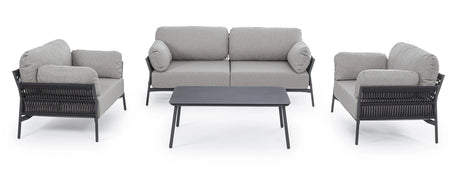 Outdoor Sessel mit Kissen Pardis Anthrazit QS22/Graphit - ZEN ZONE Furniture