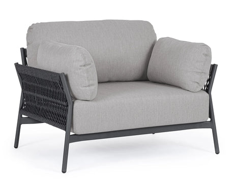 Outdoor Sessel mit Kissen Pardis Anthrazit QS22/Graphit - ZEN ZONE Furniture