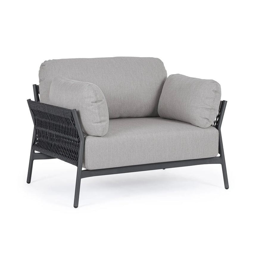 Outdoor Sessel mit Kissen Pardis Anthrazit QS22/Graphit - ZEN ZONE Furniture