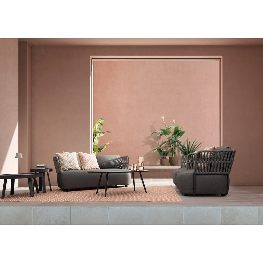 Garten Beistelltisch Anthrazit QS22 D41 Spyro - ZEN ZONE Furniture