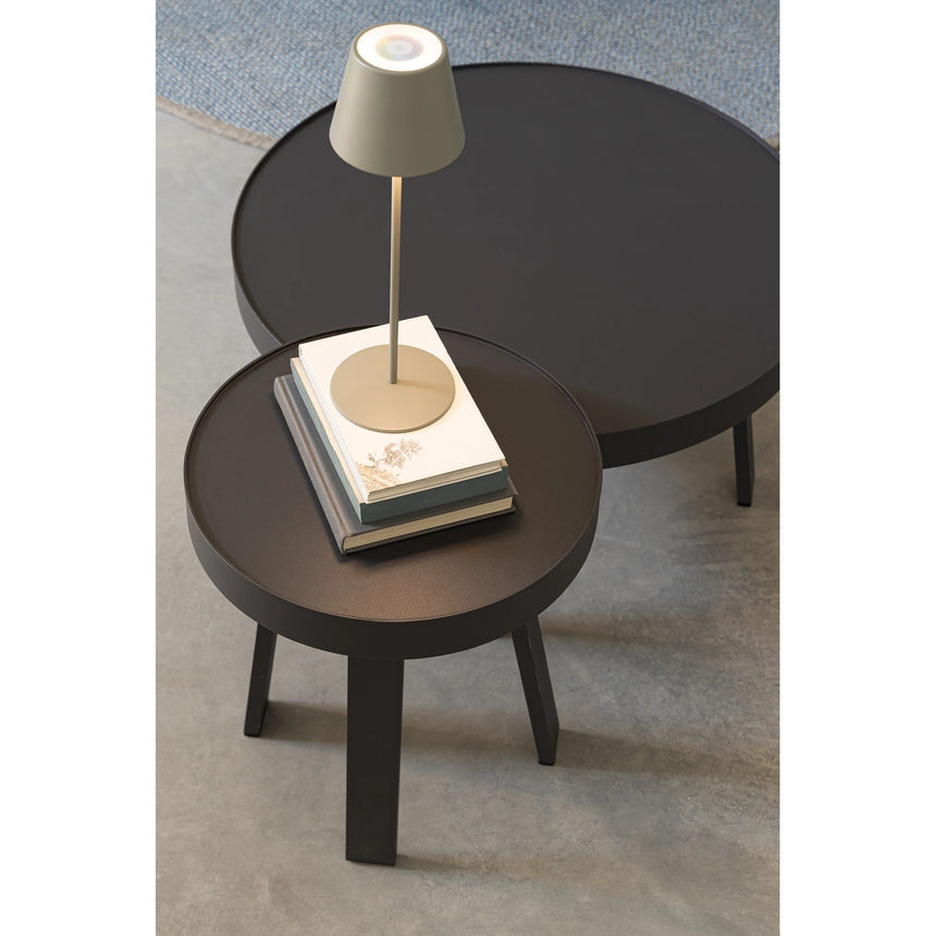 Garten Beistelltisch Anthrazit QS22 D41 Spyro - ZEN ZONE Furniture
