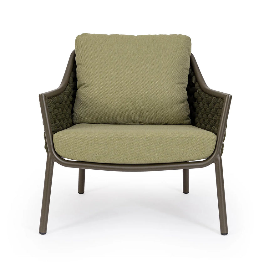 Outdoor Sessel mit Kissen Everly Olive QS24 - ZEN ZONE Furniture