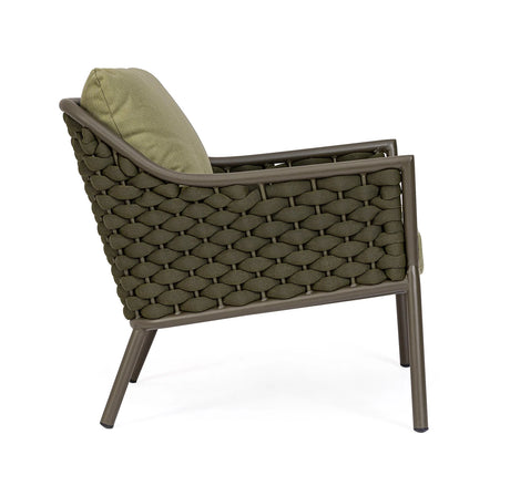 Outdoor Sessel mit Kissen Everly Olive QS24 - ZEN ZONE Furniture