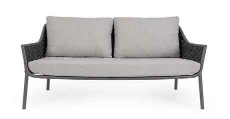 Garten-Sofa 2-Sitzer mit Kissen Everly QS22/Graphit - ZEN ZONE Furniture