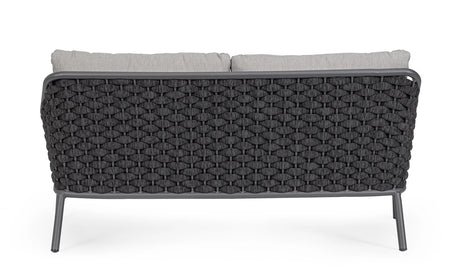 Garten-Sofa 2-Sitzer mit Kissen Everly QS22/Graphit - ZEN ZONE Furniture
