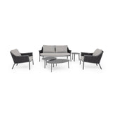 Garten-Sofa 2-Sitzer mit Kissen Everly QS22/Graphit - ZEN ZONE Furniture