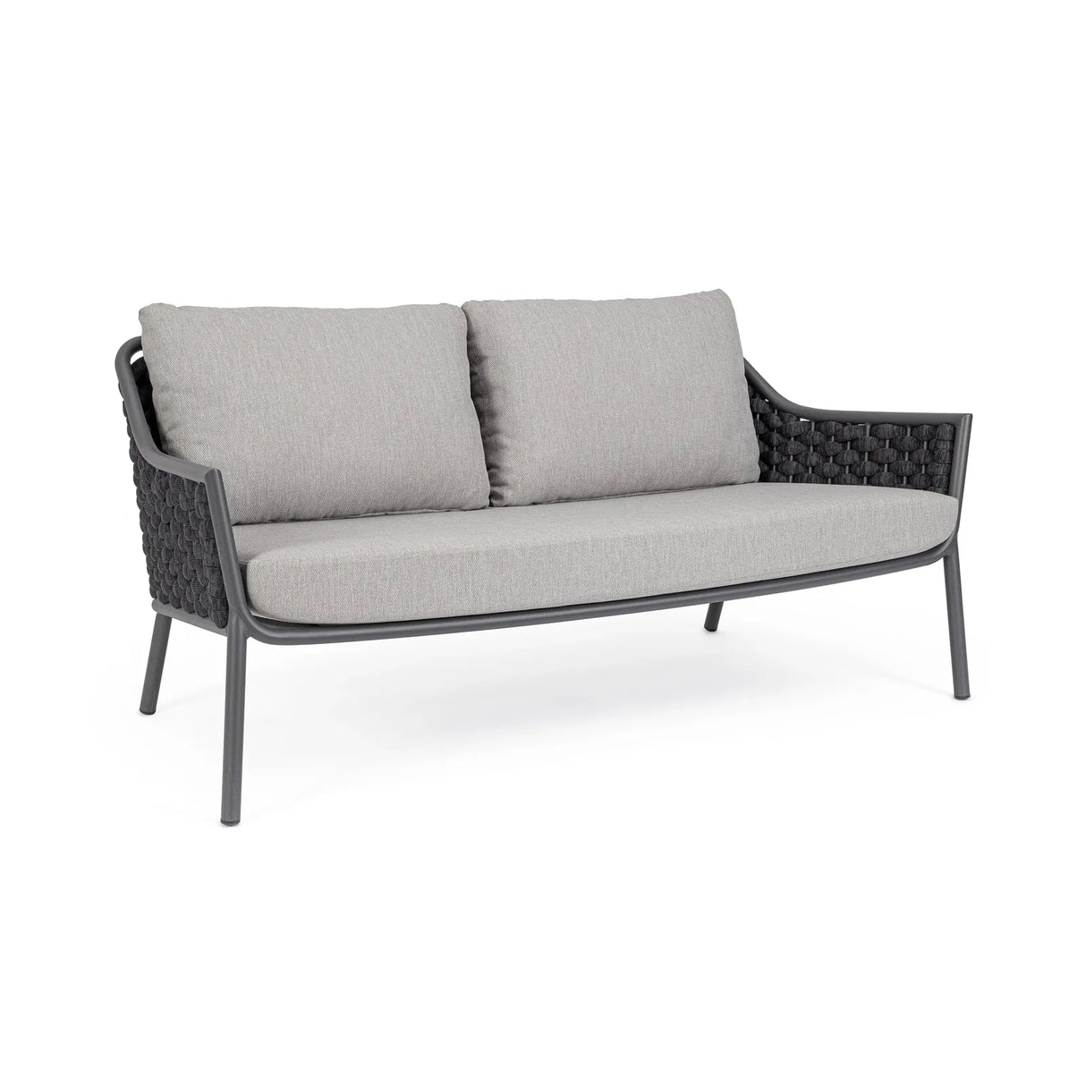 Garten-Sofa 2-Sitzer mit Kissen Everly QS22/Graphit - ZEN ZONE Furniture