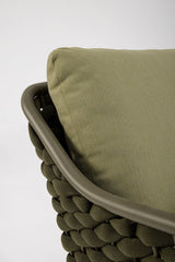 Garten-Sofa 2-Sitzer mit Kissen Everly Olive QS24 - ZEN ZONE Furniture