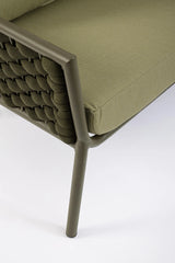 Garten-Sofa 2-Sitzer mit Kissen Everly Olive QS24 - ZEN ZONE Furniture