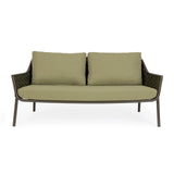 Garten-Sofa 2-Sitzer mit Kissen Everly Olive QS24 - ZEN ZONE Furniture