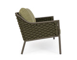 Garten-Sofa 2-Sitzer mit Kissen Everly Olive QS24 - ZEN ZONE Furniture