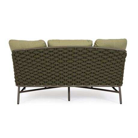 Outdoor Daybed mit Kissen Everly Olive QS24 - ZEN ZONE Furniture