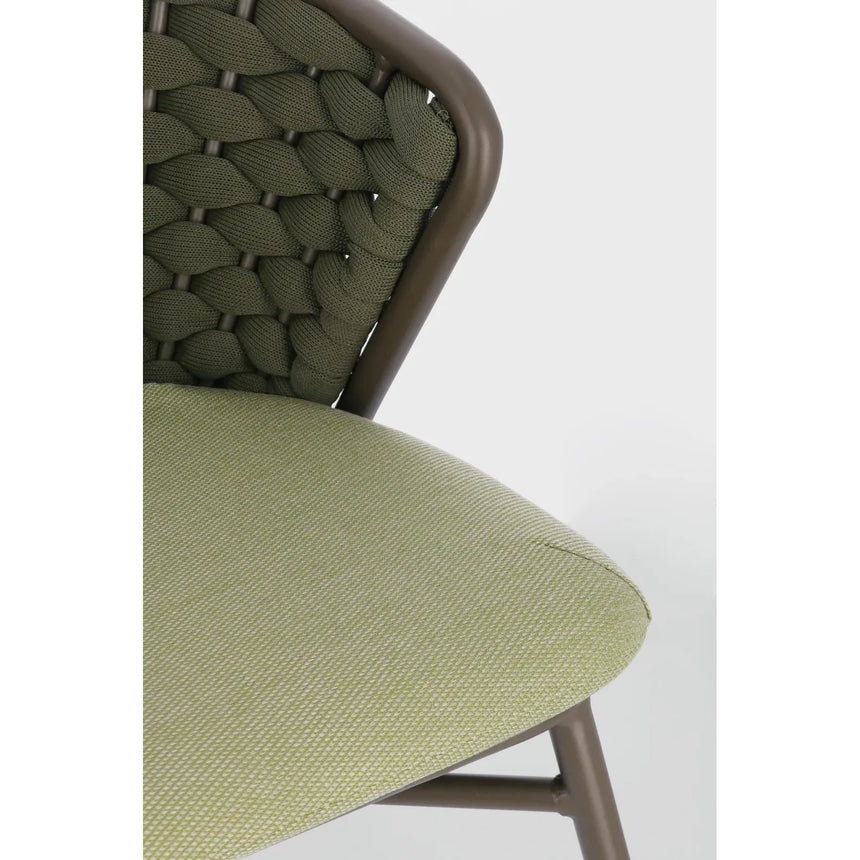 Gartenstuhl mit Kissen Harlow Olive QS24 - ZEN ZONE Furniture