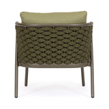 Harlow Sessel Oliv mit Kissen Qs24 - ZEN ZONE Furniture
