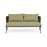 Harlow Sofa 2-Sitzer mit Kissen Oliv Qs24 - ZEN ZONE Furniture