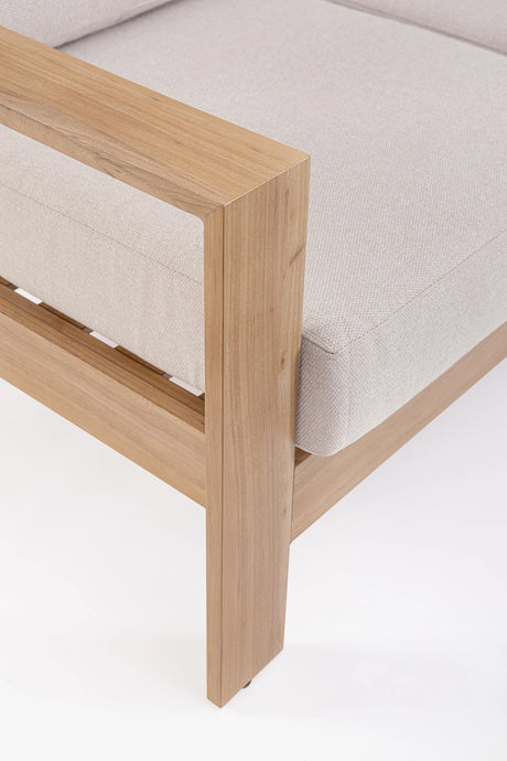 Gartenlounge Set 4er Set mit Kissen Baltic Natürlich - ZEN ZONE Furniture