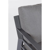 Hendrix Sofa Set 4 Anthrazit mit Kissen - ZEN ZONE Furniture
