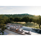 Gartenliege mit Kissen Viper Weiß QS20/Sand - ZEN ZONE Furniture