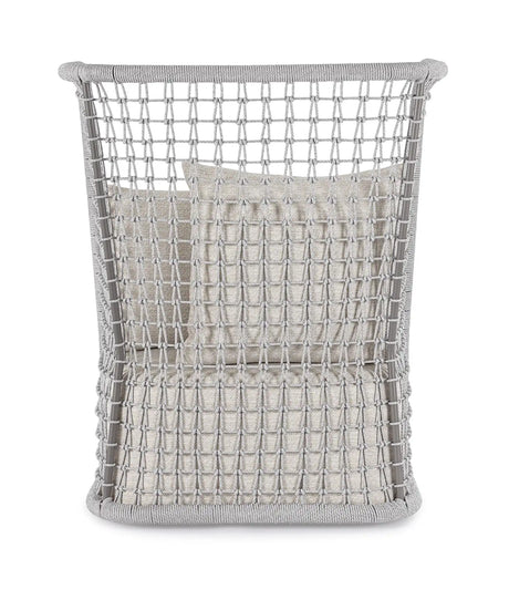 Outdoor Sessel Kollar Artic aus Aluminium und Seil - ZEN ZONE Furniture