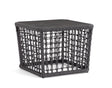 Outdoor Couchtisch Kollar Anthrazit aus Aluminium und Seil 60x60 cm - ZEN ZONE Furniture