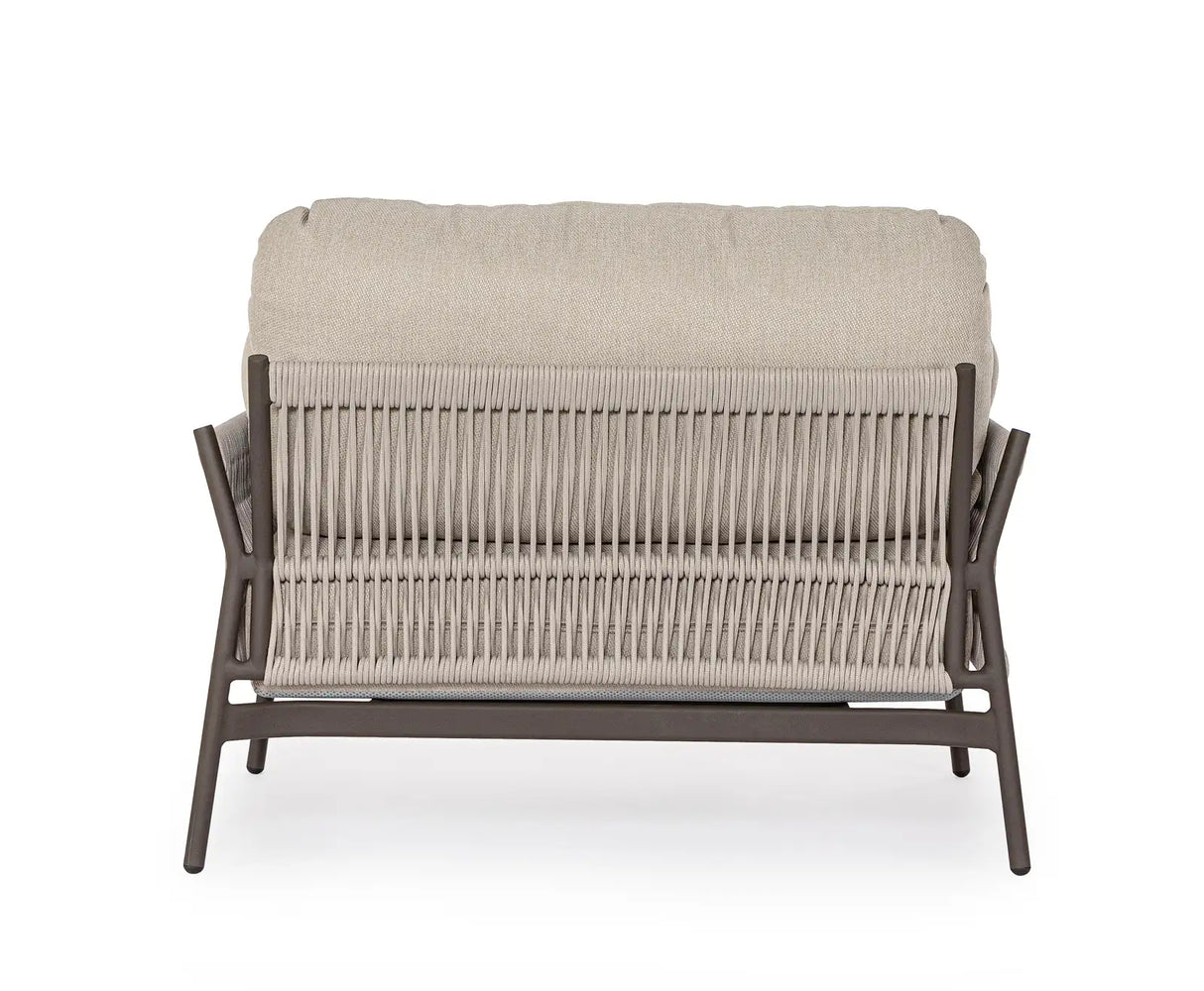 Outdoor Sessel Pardis raven QS25 aus Aluminium - ZEN ZONE Furniture