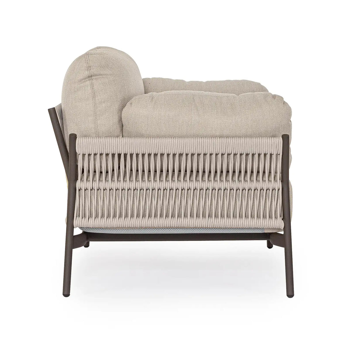 Outdoor Sessel Pardis raven QS25 aus Aluminium - ZEN ZONE Furniture