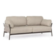 Outdoor Sofa 2-Sitzer Pardis raven QS25 aus Aluminium 183x80 cm - ZEN ZONE Furniture