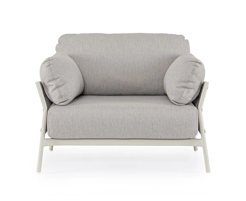 Outdoor Sessel Pardis agate QS26 aus Aluminium - ZEN ZONE Furniture