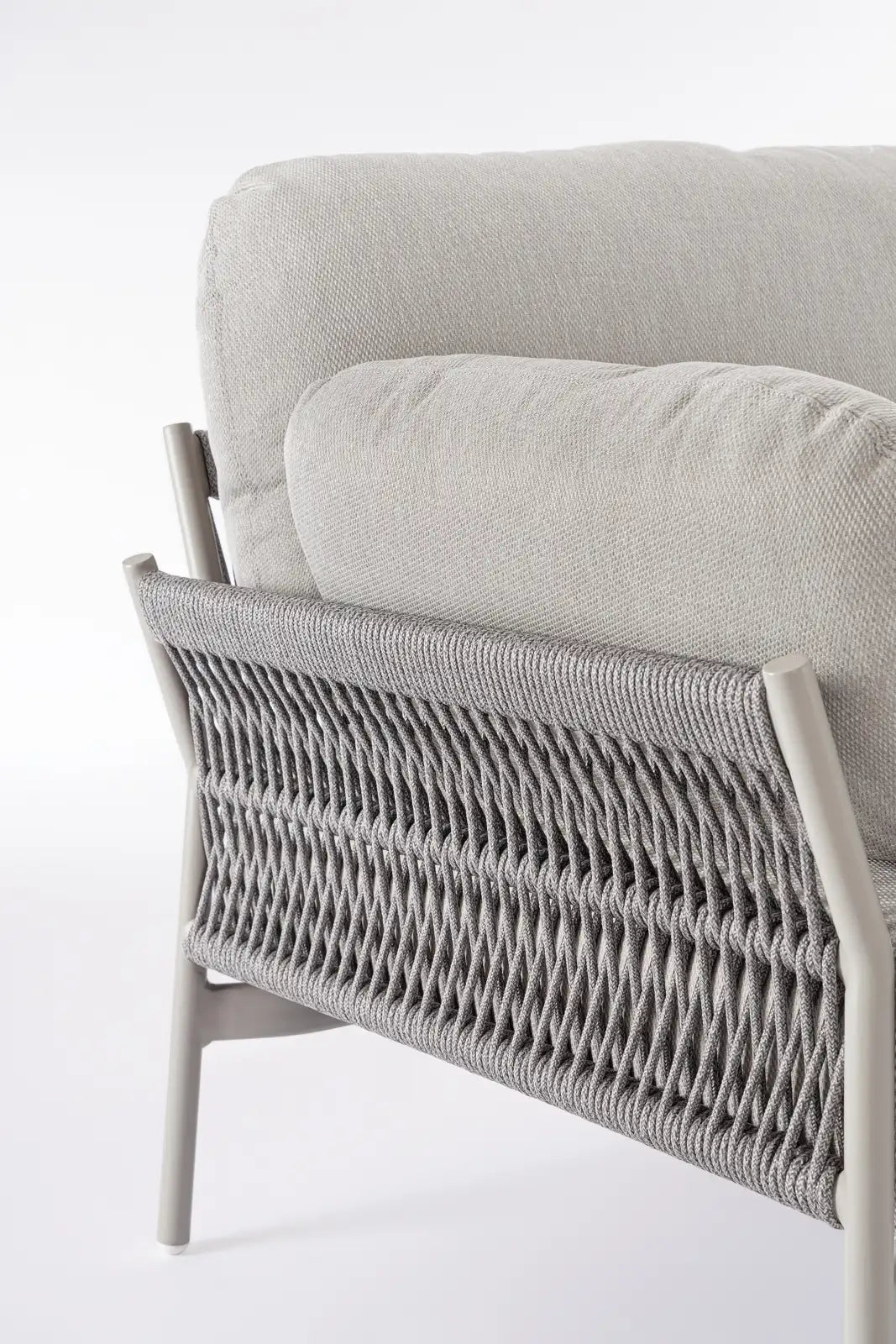 Outdoor Sofa 2-Sitzer Pardis agate QS26 aus Aluminium 183x80 cm - ZEN ZONE Furniture