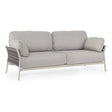 Outdoor Sofa 2-Sitzer Pardis agate QS26 aus Aluminium 183x80 cm - ZEN ZONE Furniture