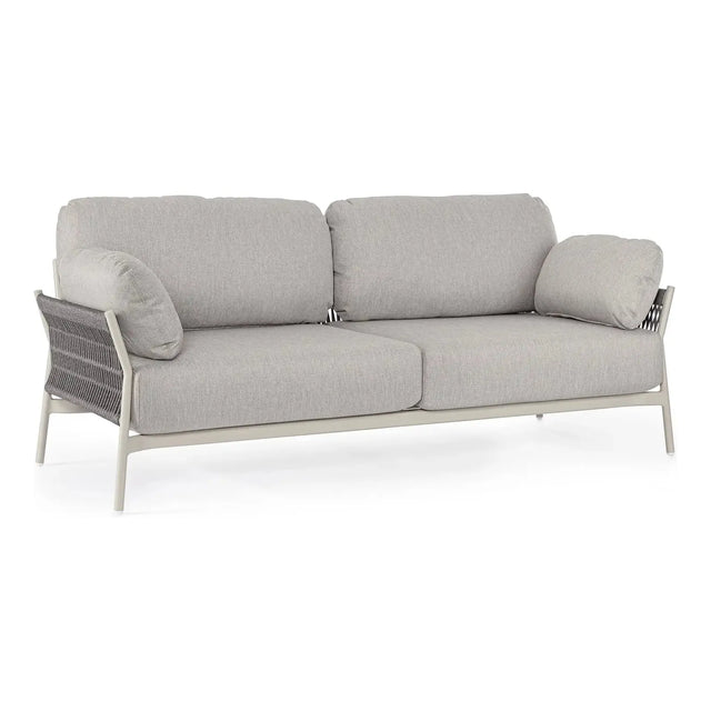 Outdoor Sofa 2-Sitzer Pardis agate QS26 aus Aluminium 183x80 cm - ZEN ZONE Furniture