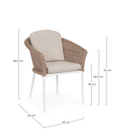 Gartenstuhl Oceana Vapor mit Armlehnen - ZEN ZONE Furniture