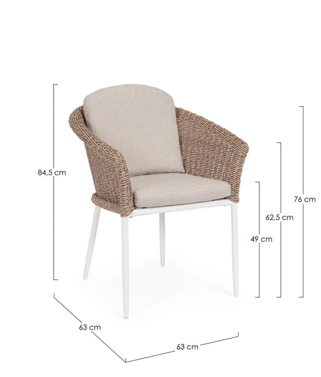 Gartenstuhl Oceana Vapor mit Armlehnen - ZEN ZONE Furniture