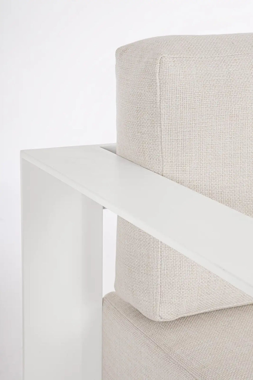 Outdoor 4er-Set Sitzgruppe Moses vapor aus Aluminium - ZEN ZONE Furniture