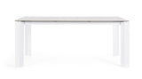 Outdoor Tisch Otavio Weiß WG20 Aluminium mit Keramikplatte 180x95 cm - ZEN ZONE Furniture