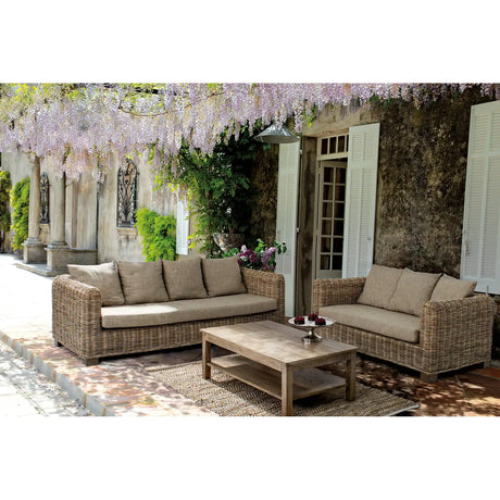 Garten-Sofa 2-Sitzer mit Kissen Fortaleza - ZEN ZONE Furniture