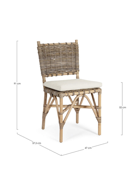 Gartenstuhl mit Kissen Tarifa - ZEN ZONE Furniture
