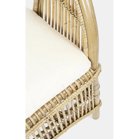 Consuelo Sessel Natur mit Kissen - ZEN ZONE Furniture