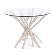 Esstisch mit Glasplatte Rund 110x110cm Sahel - ZEN ZONE Furniture