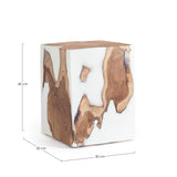 Beistelltisch Weiß 30x30 Melty - ZEN ZONE Furniture