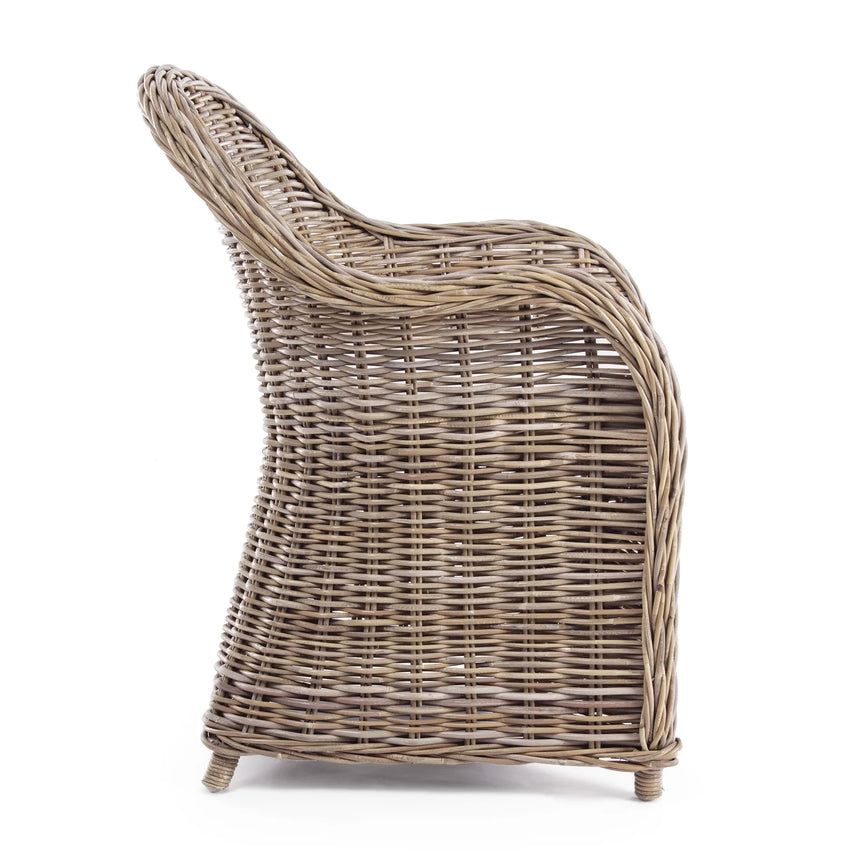 Outdoor Sessel mit Kissen Martin New Natural - ZEN ZONE Furniture