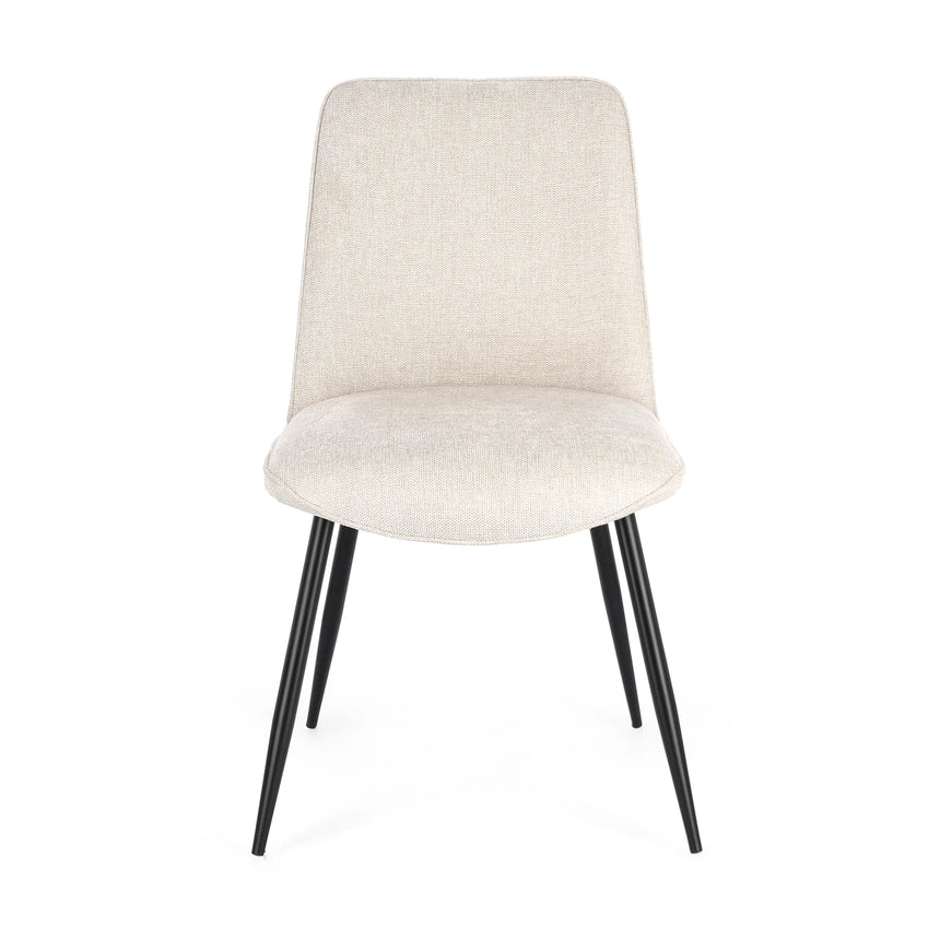 Essstuhl Cora Schwarz/Beige - ZEN ZONE Furniture