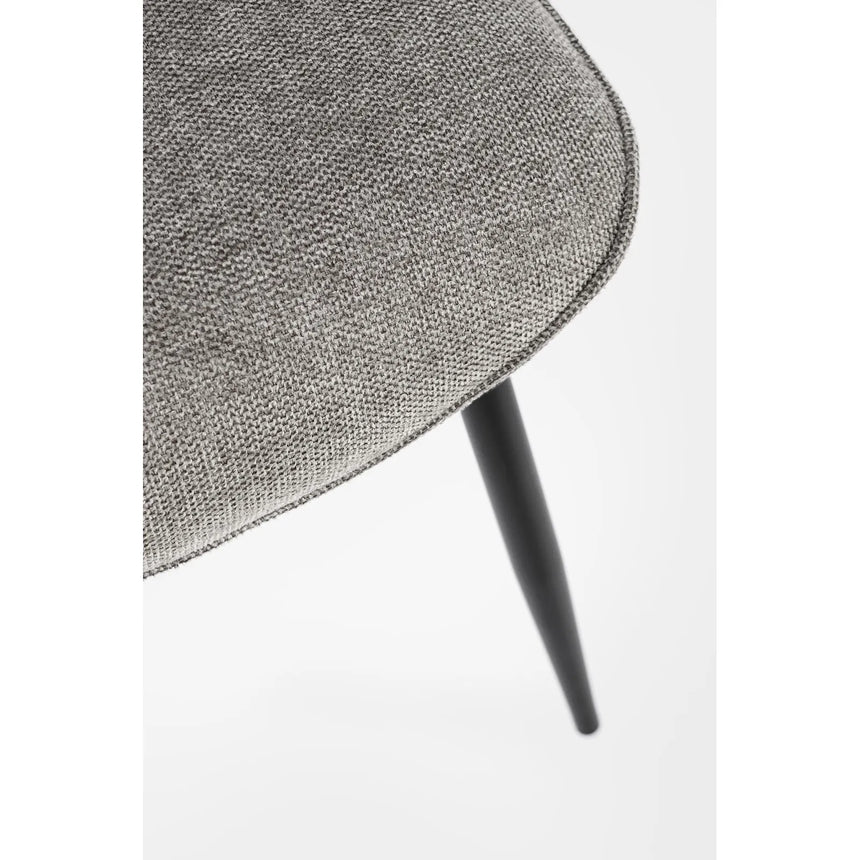 Essstuhl Cora Schwarz/Dunkelgrau - ZEN ZONE Furniture