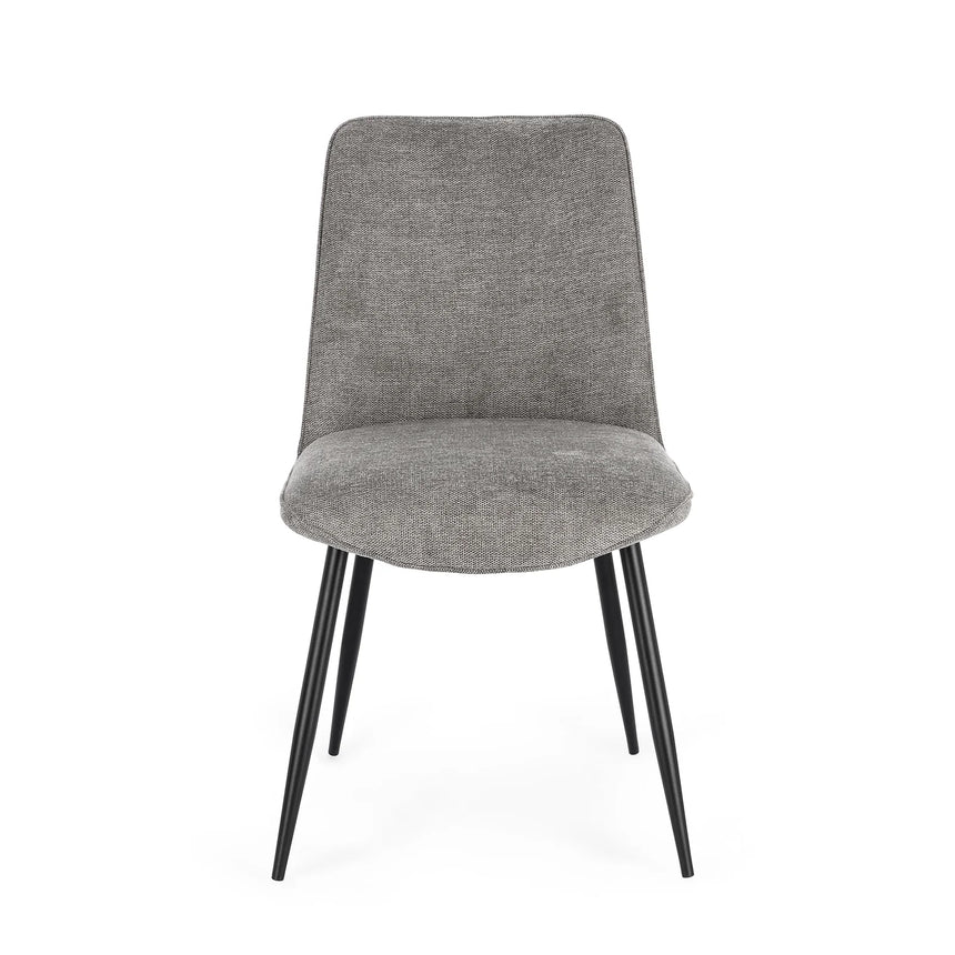 Essstuhl Cora Schwarz/Dunkelgrau - ZEN ZONE Furniture