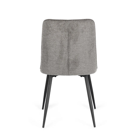 Essstuhl Cora Schwarz/Dunkelgrau - ZEN ZONE Furniture