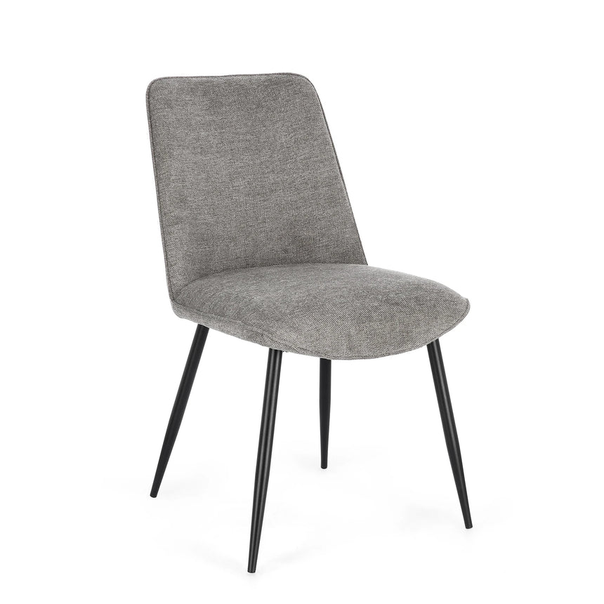 Essstuhl Cora Schwarz/Dunkelgrau - ZEN ZONE Furniture