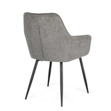 Essstuhl mit Armlehne Cora Schwarz/Beige - ZEN ZONE Furniture