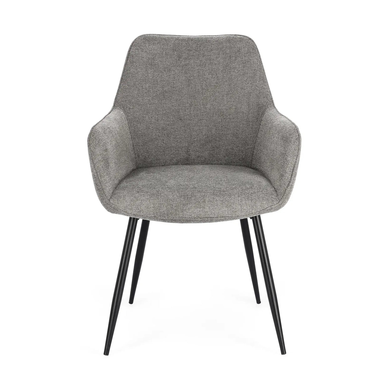 Essstuhl mit Armlehne Cora Schwarz/Beige - ZEN ZONE Furniture