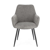 Essstuhl mit Armlehne Cora Schwarz/Beige - ZEN ZONE Furniture